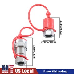 1/2″ Npt Hydraulic Quick Connect Tractor Couplers Ball Pioneer Style 2 Sets