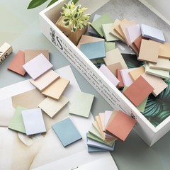 50 Pads Sticky Notes 1.5×2, Vintage Colors, 10 Colors Self Sticky Notes