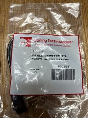 (Qty.2) CARLING P267T-1D-RND MTL Miniature Push Buttn Switch Nickel SPST Extende