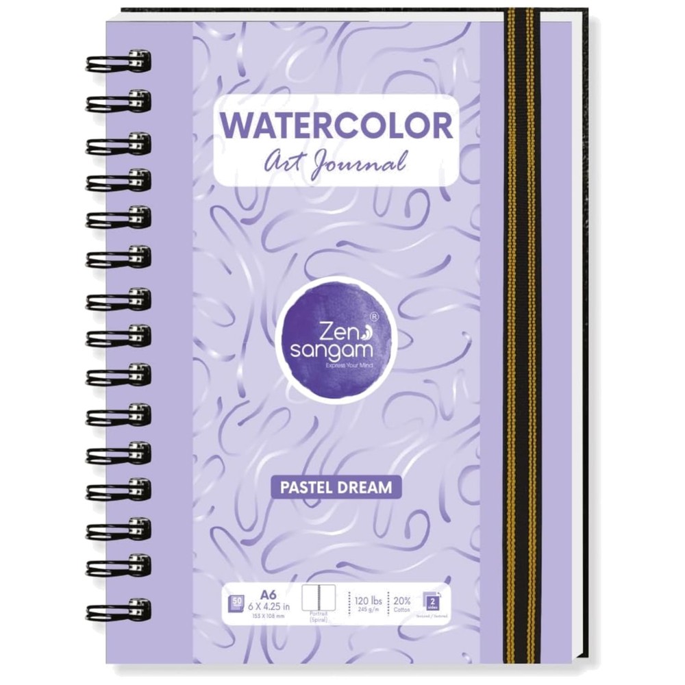 Professional A6 Portrait Sketchbook | Watercolor | Acid-Free