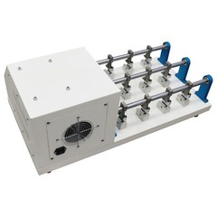 Leather Folding Resistance Testing Machine with 12 Sets of Fixtures 110V 400W