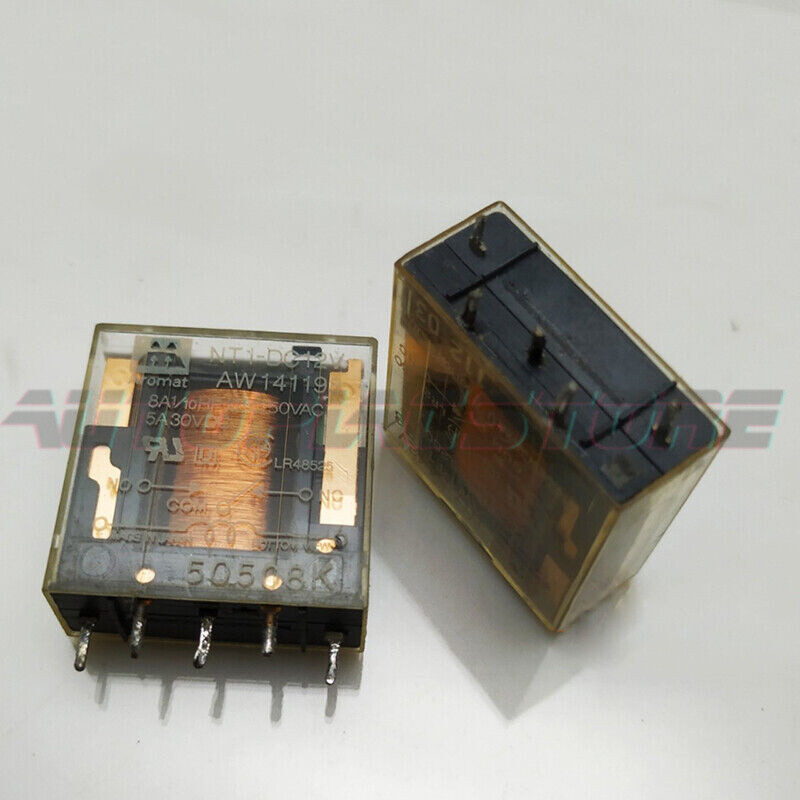 10PCS Panasonic NT1-DC12V AW1411 Power Relay 8A 25VAC~