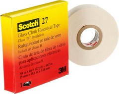 Glass Cloth Electrical Tape 27 3/4 in x 66 ft High Temp Single Roll