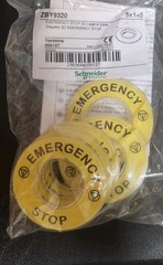 (Lot of 10- New In Box) SCHNEIDER ELECTRIC ZB5AT84 Push Button 22mm, Red