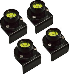 1/2/4PCS Bubble Level for aluminum leveling grade rod Tower blister Surveying