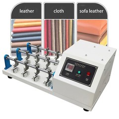 110V Leather Clamped& Folding Resistance Testing Machine 22.5° Bend Angle