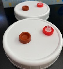 200pcs PTFE Membrane Syringe Filter Luer lock 25 mm 0.22 um PP Pr-filter for Lab