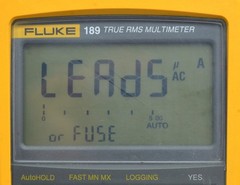 Fluke 189 True RMS Multimeter IP42 CAT IV 600V