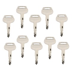 10pcs Keys 787 For Komatsu Heavy Equipment Key Excavator Dozer Loader Backhoe