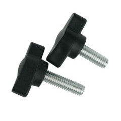 M4 M5 M6 M8 Clamping Thumb Screw T Bolts Black Butterfly Plastic Tee Wing Knob