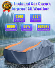 Full Enclosed Car Covers Universal Fit Dodge Challenger Charger Sedans Coupes