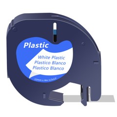 5Packs For Dymo 12mm LetraTag Refills White 91331 Fit for DYMO LetraTag QX50