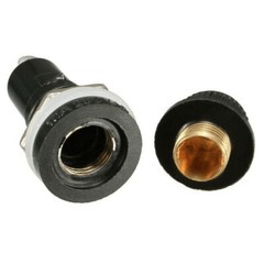 20x Glass Fuse Holder Panel Bolt-On Screw Cap BLK Auto Car/Boat 10A 250V 5x20mm