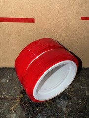 4mm 6mm BOPP PET Red Tear Tape for Opening Cardboard Boxes, Envelopes