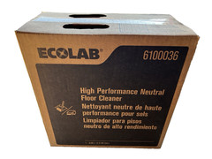 ECOLAB 6100036 Neutral Floor Cleaner 2.5 Gallons NEW
