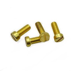 Brass Slotted Cheese Head Screws M2.5 M3 M4 M5 M6 M8