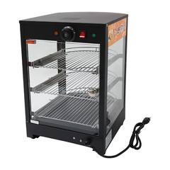 3-tier Commercial Food Warmer Display Case Warming Cabinet For Pizza Tart Burger