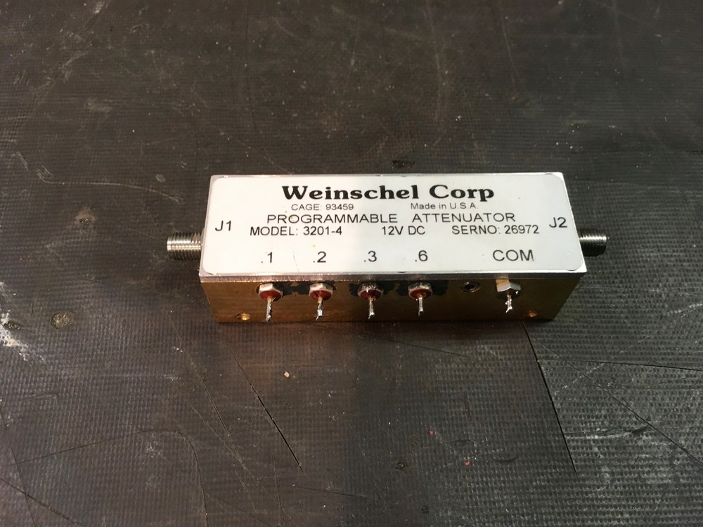 Weinschel Model 3201-4 Programmable 12VDC Attenuator