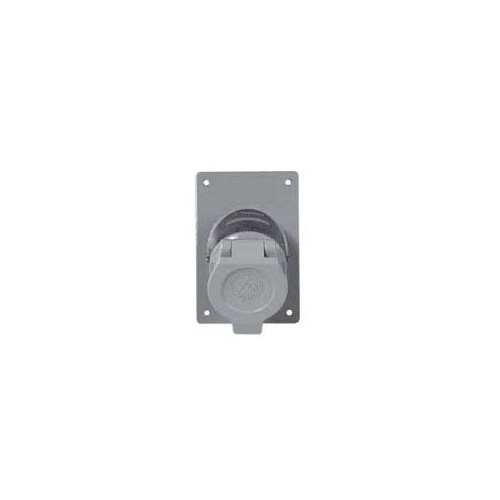 Appleton ENR5201, 125 VAC, 20A, 2W, 3P, Aluminum, Receptacle Cover Assembly, 1pc
