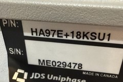 JDS Uniphase HA97E+18KSU1 HA9 Optical Programmable Attenuator