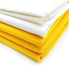 Silk Screen Printing Mesh 50″x1Yard – 100-300 Mesh, White & Yellow, Polyester
