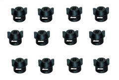 Pack of 12 – Quick TeeJet Black Nylon Cap For Flat, TP & XR Style Spray Tips