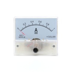 Measure DC Volt Current Voltmeter Amperemeter Analog Panel Meter Various Values