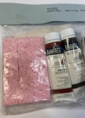 Vintage P & P Lines Liquitex Acrylic Stain Kit For Rock Casting Staining NIP