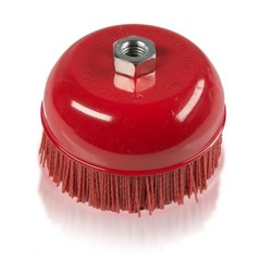 5 Inch Nylon Bristle Cup Brush Grinder Attachment Easy Surface Cleaning