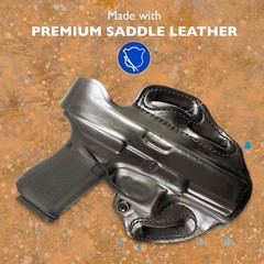 DeSantis Thumb Break Scabbard – OWB Gun Holster for Men and Women, Leather Be…
