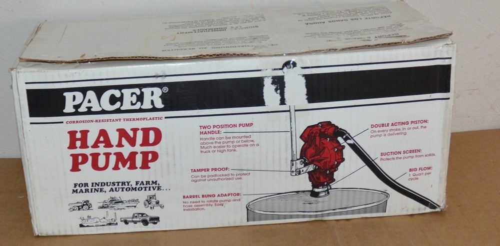 Pacer New Hand Pump HPN 1A Dispensing Pump Agricultural Chemicals Drum