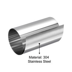 uxcell 0.07x100x1000mm 304 Stainless Steel Roll 0.07x100x1000mm, Silver Tone