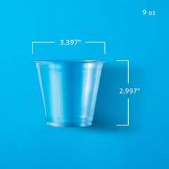 Member’s Mark Clear Plastic Cups 9 oz., 264 ct.