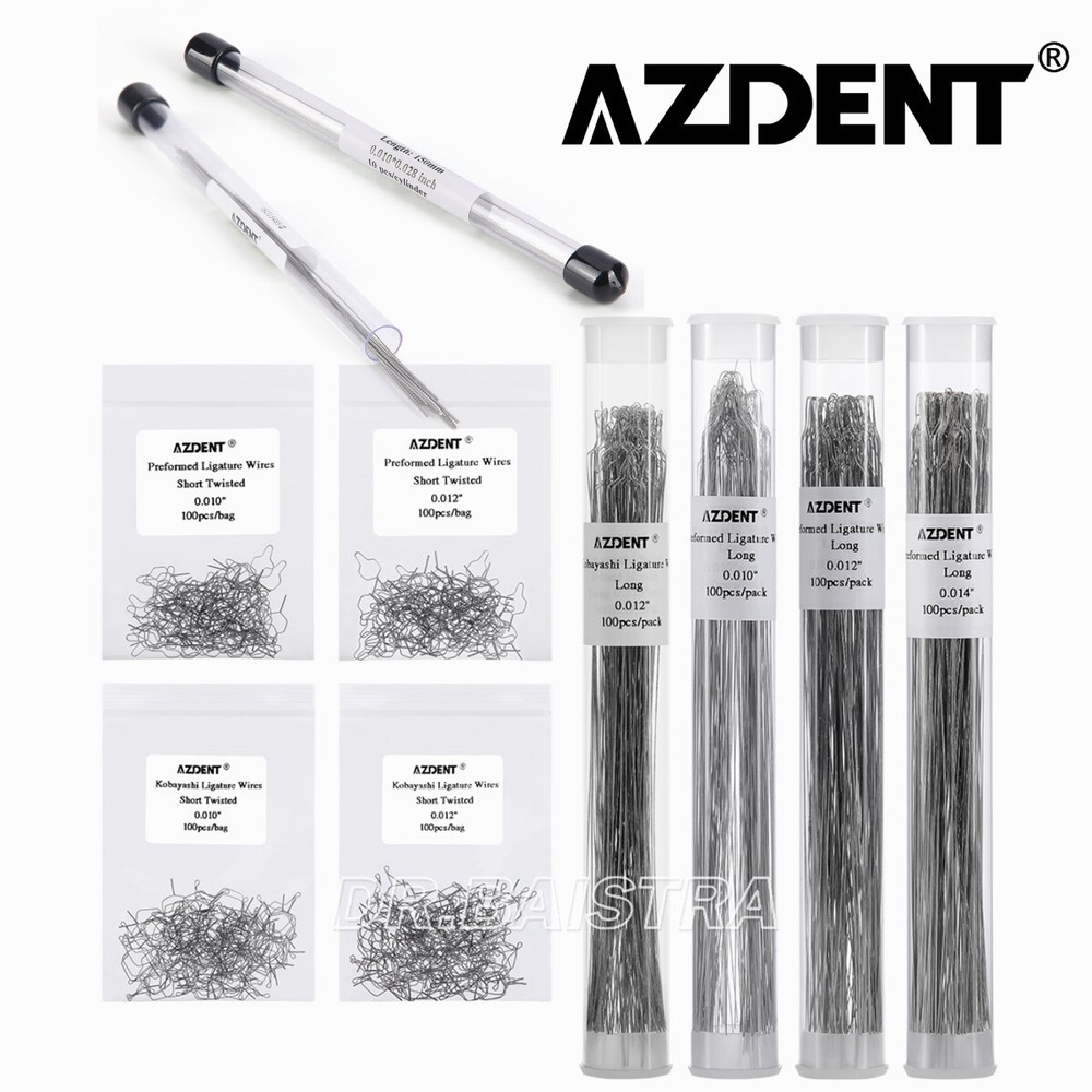 Dental Ortho Wire Preformed Ligature Ties Long Short Twist/Lingual Retainer Wire