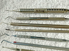 34 Lot of 34 Vintage Branded Dental Tools Picks Tweezers