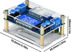 DC Adjustable Buck Converter,6.5-36V to 1.2V-32V 5A Adjustable Power Supply,5V