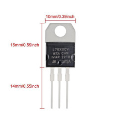 5PCS L7809CV | 3 Pin Positive Voltage Regulator | 9V 1.5A TO-220 | US Ship