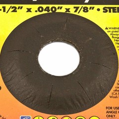 Forney 71801 Aluminum Oxide 13,580 rpm 4-1/2 in. Cut-Off Wheel 0.04 in. Thick
