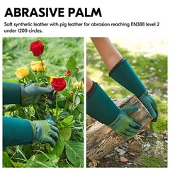 Vgo 1 Pair Gardening Gloves With Long Sleeves,Thorn Proof,Touchscreen(SL7477)