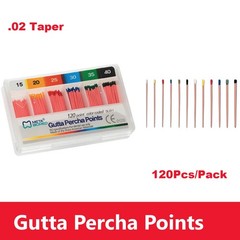 META GUTTA PERCHA POINTS .04 SPECIAL TAPER #15-40 COLOR CODED 60/BOX DENTAL