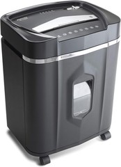 12-Sheet Micro-Cut 60 Minutes Continuous Run Time Shredder for Paper CD