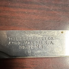 Starrett Thickness Gage No. 172M-B (The L.S. Starrett Co. Athol, Mass.)