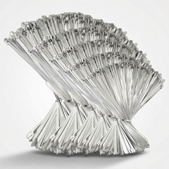 500 Pcs Metal Zip Ties Stainless Steel Heavy Duty 220 Pound Tensile Strength