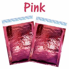 8.5×12″ Metallic Bubble Mailers Pink, Teal, Black, Holographic, 8×12 Envelopes