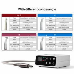 Dental LED Brushless Electric Micro Motor /1:5 Increasing Handpiece