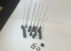 24 pc Tulip 60cc 3.0/3.7/4.4/4.6/6.3mm Liposuction Cannulas w/ Tray