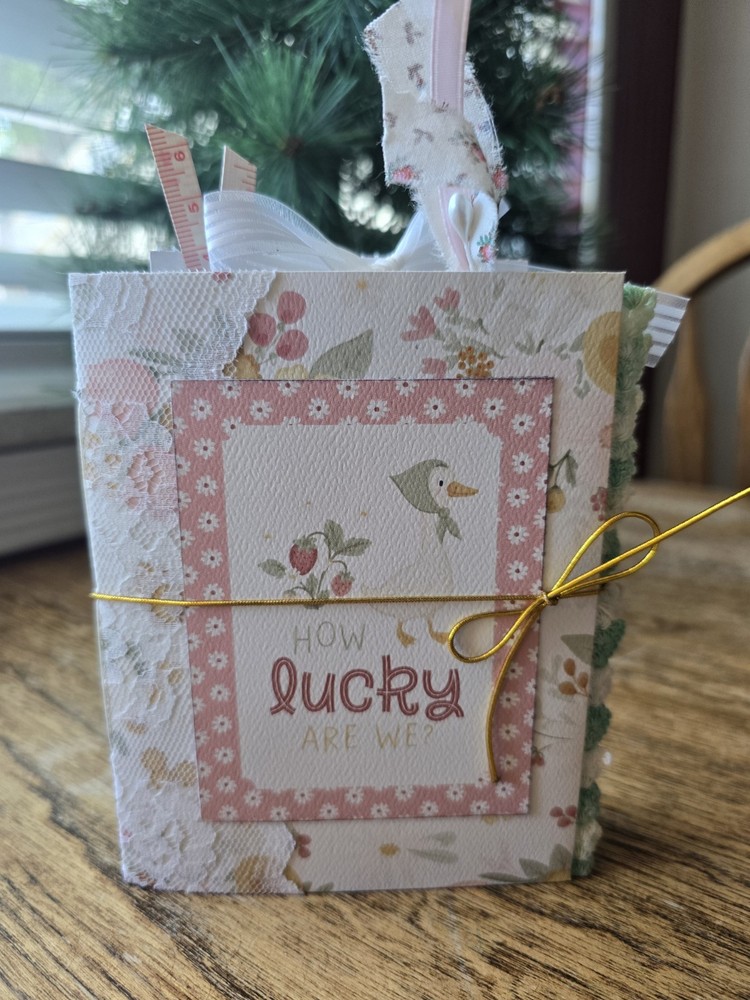 Junk Journal, Silly Goose mindfulness Gratitute 40 Embellished Pages. 4.5×5