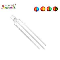 3mm 3-Pin LED Red/Yellow Red/Blue Red/Green Bi-color Water Clear Leds Diodes