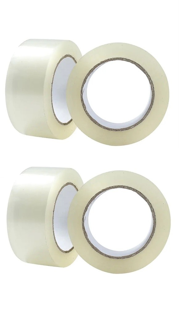 Lot of 4 Clear Packing Tape,2″ Wide,2.0mil Thickness,110 Yard (300 Ft) Per Roll
