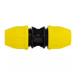NEW Durable Underground Yellow Poly Gas Pipe Coupler 1/2in IPS DR 9.3